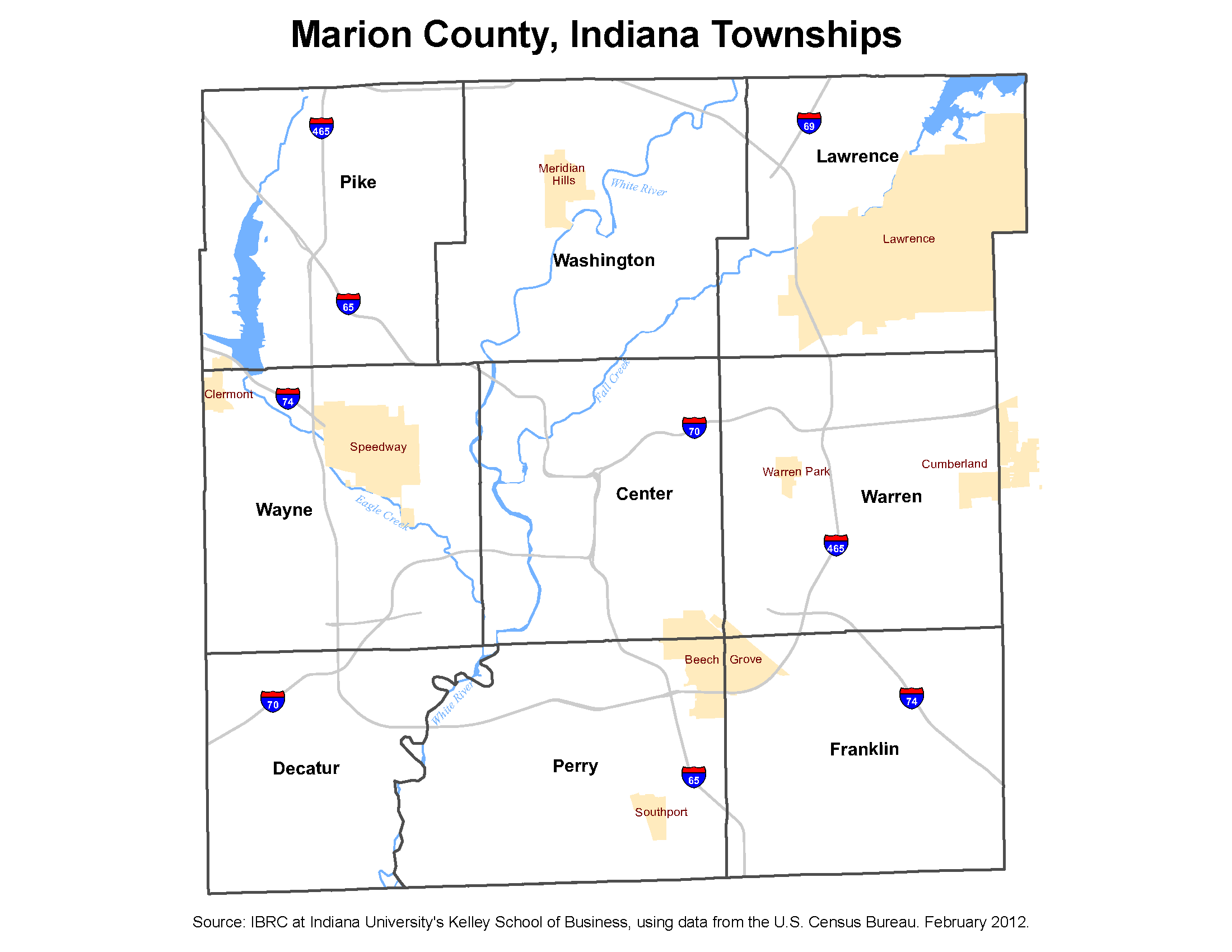 Map Of Indianapolis Townships - Get Latest Map Update