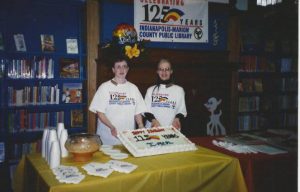 East Washington branch staff celebrates the Library's 125th anniversary, 1998