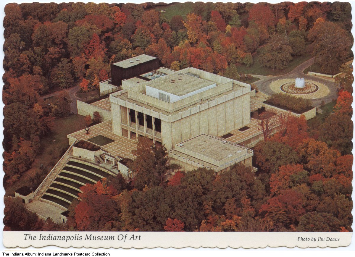 Aerial photo of the museum.