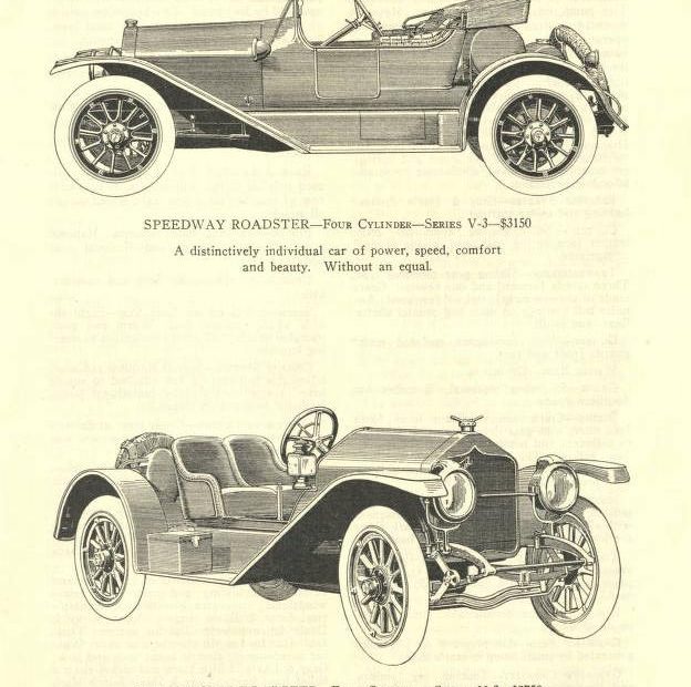 Catalog page showing illustrations of two cars.