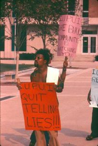 Black Student Union protest, ca. 1970 