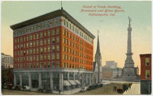 Board of Trade Building on Monument Circle, ca 1910