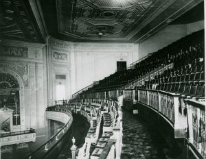 View of the Circle Theater Balcony, 1916