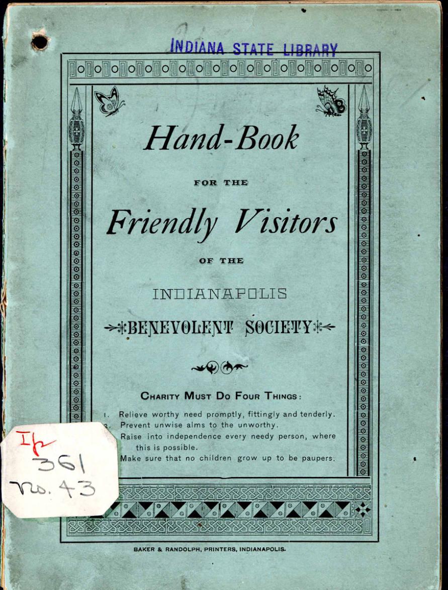 Cover of a pamphlet.