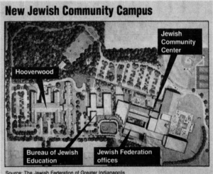 Jewish Community Campus map, 1997