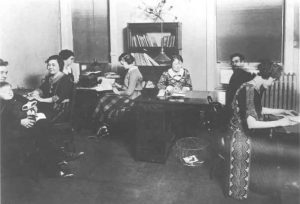 Social service interviews at City Hospital, 1920s