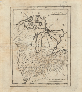 1801 Map of the Northwest Territory 