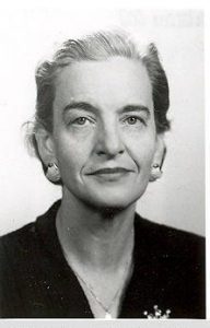 Professor Rebecca E. Pitts, English Department, 1967