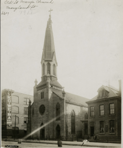Old Saint Mary's Church, 1918