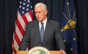 Mike Pence, Indiana Governor, 2015