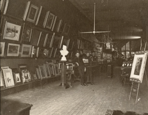 Interior View of the H. Lieber Art Emporium, ca. 1890