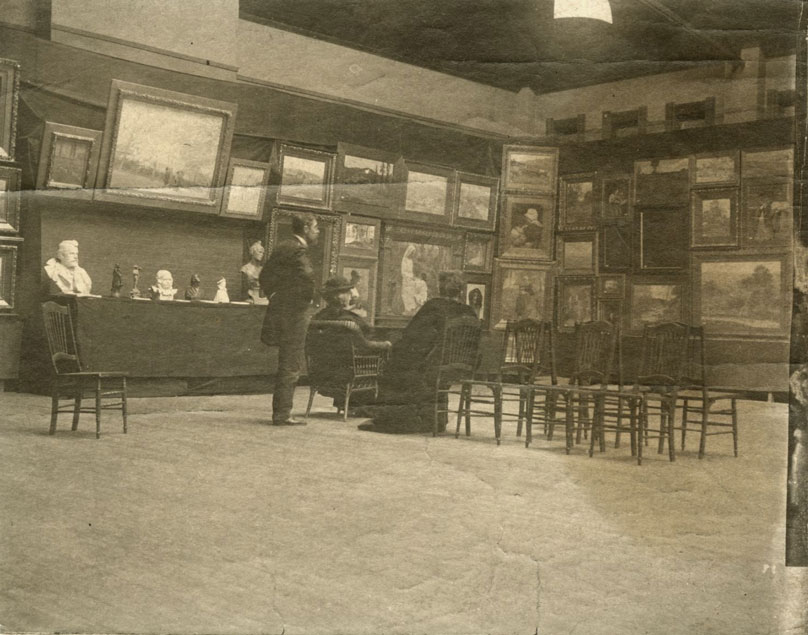 Herron Art Institute Galleries, ca. 1900s.  Indiana Historical Society
