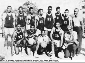 Winners of the Douglass Park Dust Bowl Tourney, 1966