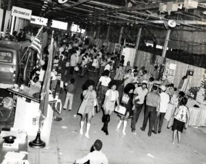 Crowd scene at the 1971 Indiana Black Expo.