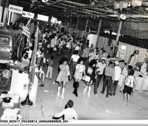 Crowd scene at the 1971 Indiana Black Expo.