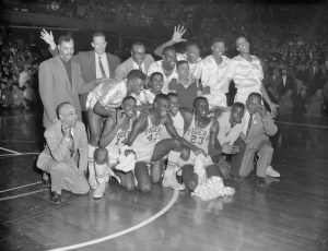 Crispus Attucks Basketball Team, State Champions, Mar. 17, 1956