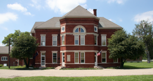 The Pathology Building of the Central State Hospital, home to the Indiana Medical History Museum, 2010