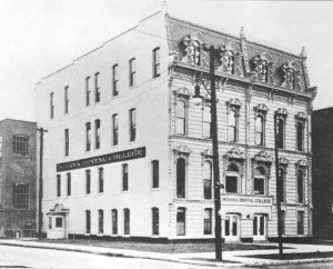Indiana Dental College exterior, 1920-1925