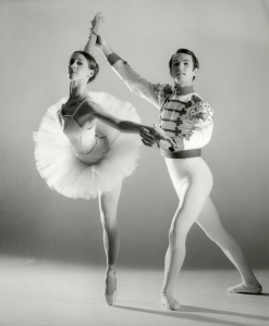 Elaine Bauer and David Brown of Indianapolis Ballet Theater, 1969