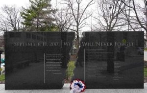 A general view of the Indianapolis Project 9-11 Memorial, 2021