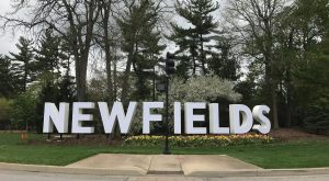 Newfields sign, 2018