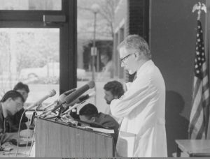 Ryan White press conference, 1990