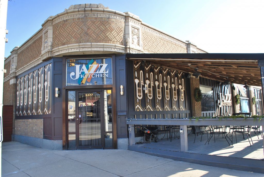 Front exterior of the Jazz Kitchen.
