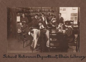 School Reference Dept., Main Library, ca. 1910s