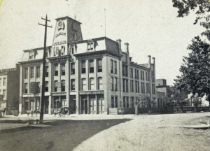 Sentinel Building, ca. 1873