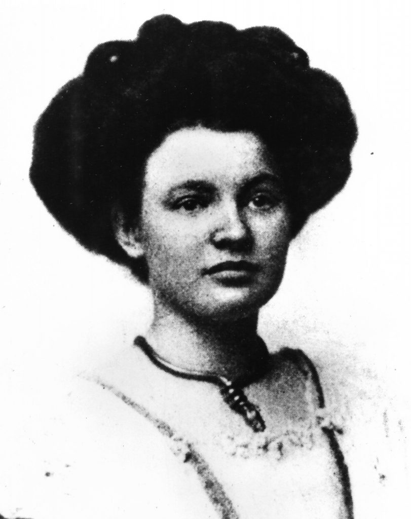 Headshot of May Frances Aufderheide.