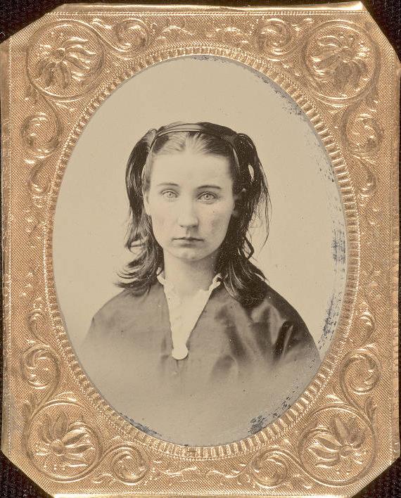 Portrait of a young May Wright Sewall