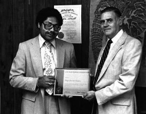 William G. Mays (left), 1984