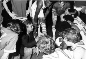 Coach George Dickison and players, 1972 