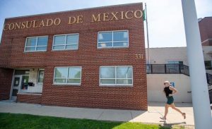 The Fletcher Place neighborhood location is one of the many different locations the Mexican Consulate has called since it first opened. 