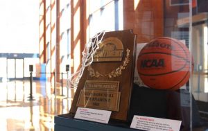 IUPUI men's basketball exhibit at NCAA Hall of Champions, 2004