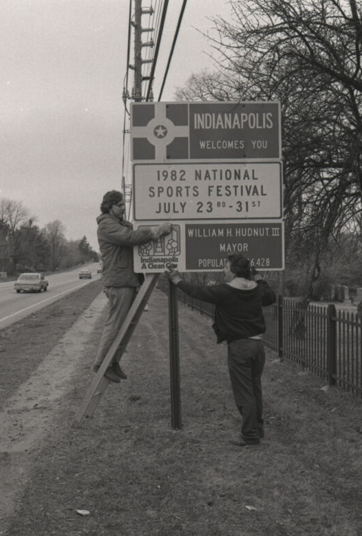 National Sports Festival IV Sign, 1982