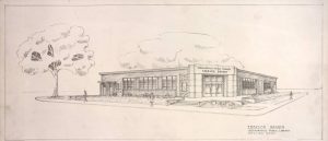 Architects' drawing of Emerson Branch, ca. 1960s