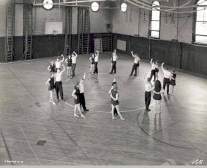 Normal College dance class, 1946