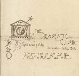 The Dramatic Club Programme, December 19, 1891