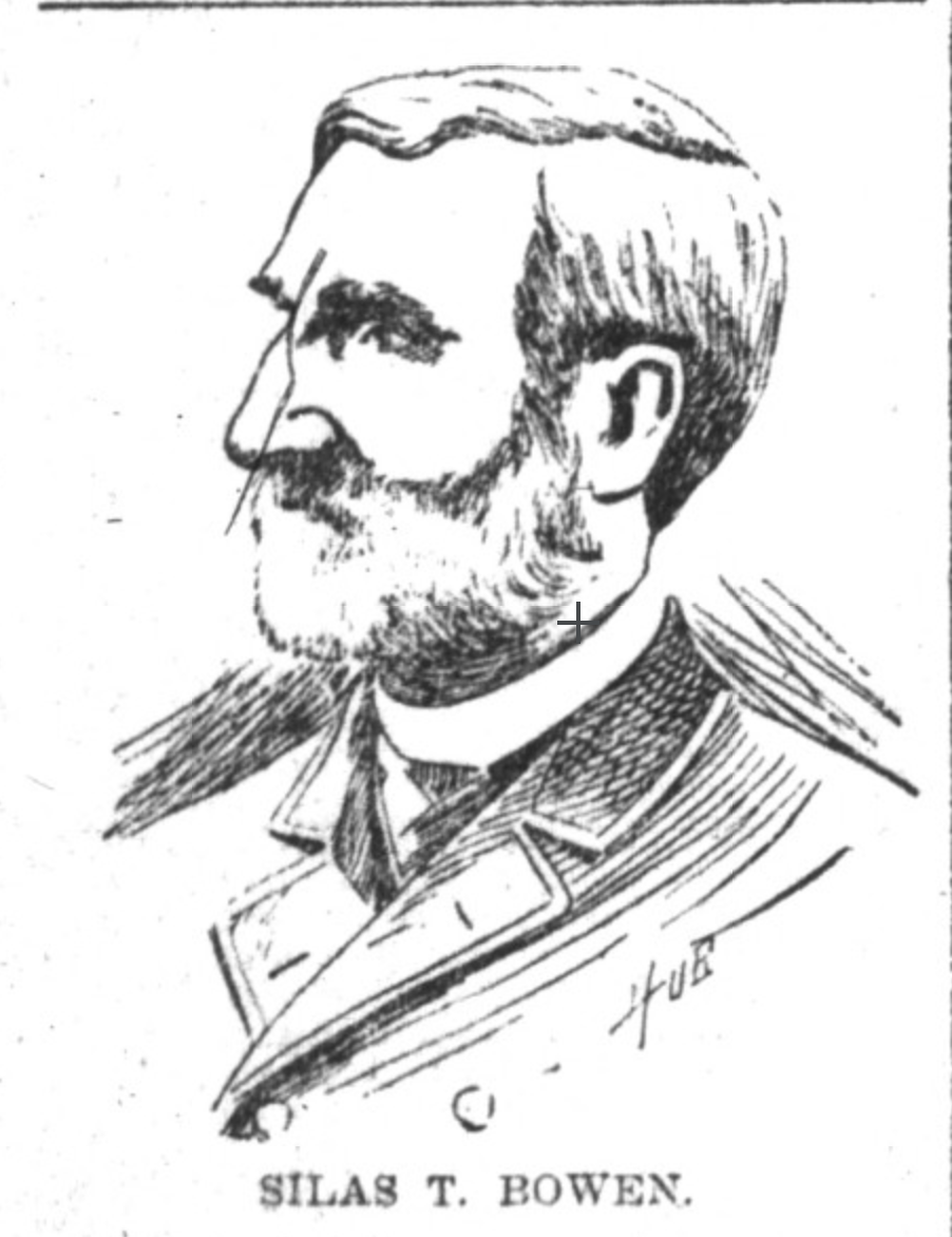 An simple illustration of Silas Bowen.