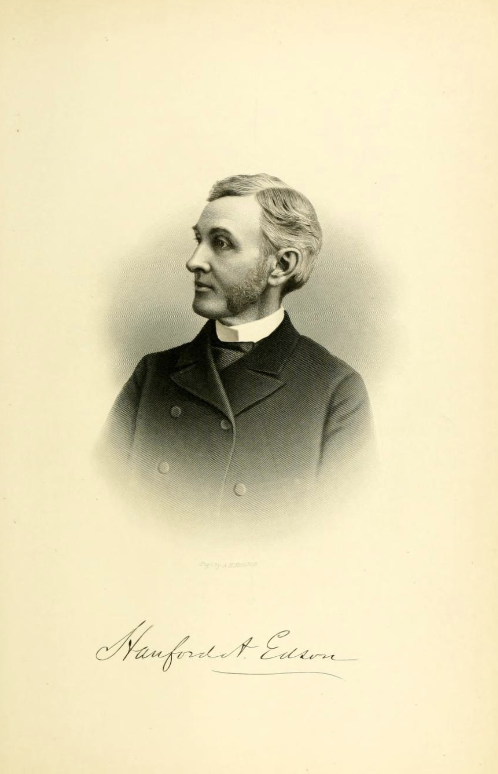 Portrait of Rev. Hanford A. Edson.