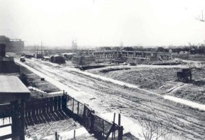 Riley Hospital construction, 1923