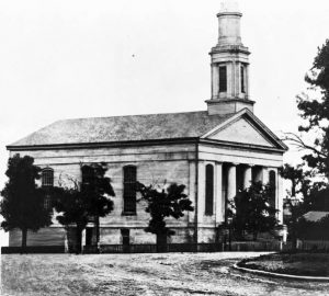 The first Second Presbyterian Church building located on the Circle, 1926 