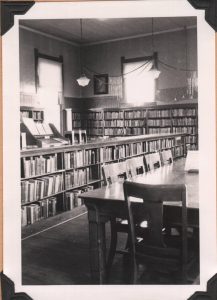 Interior of Shelby Branch, 1936