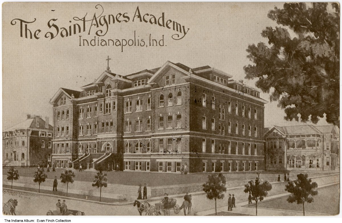 Illustration of a large multistory building.