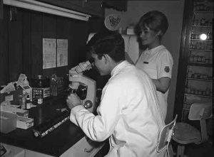 Southside Community Health Clinic lab, 1970 