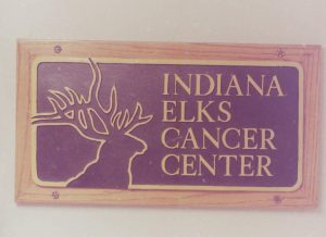 Indiana Elks Cancer Center plaque, 1990 