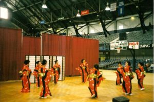The Indianapolis Minyo Dancers performing at the 1997 International Festival.