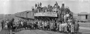 Normal College of the American Gymnastic Union En Route to Summer Camp, 1922