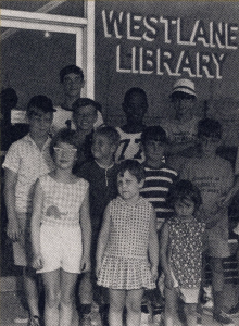 Children at the opening of the Westlane Branch, 1967
